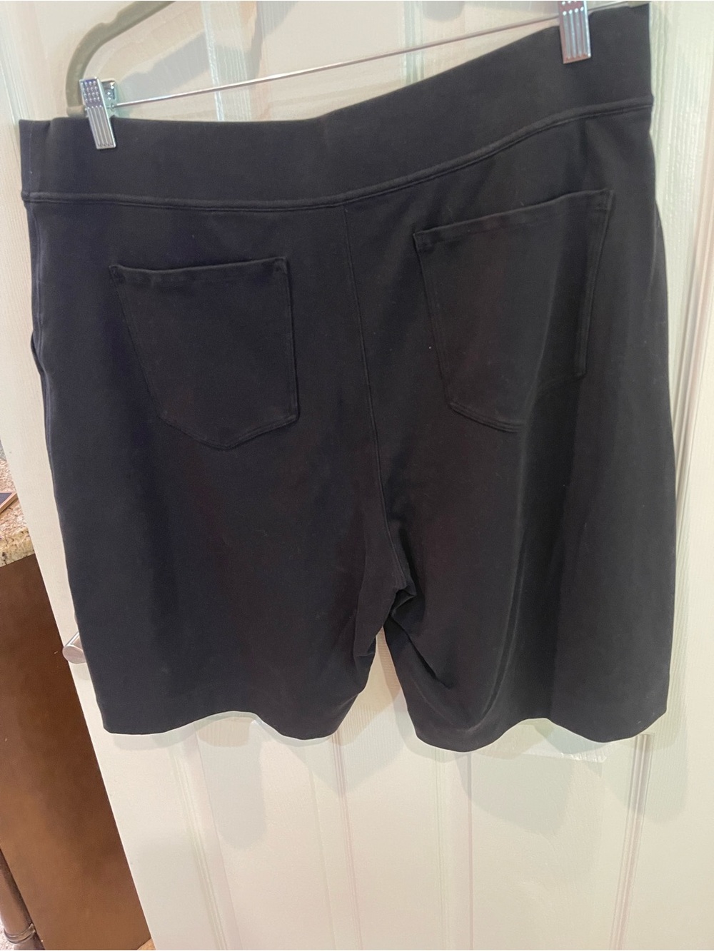 Duluth Trading Co Black Pull-On Bermuda Shorts - Picture 5 of 10